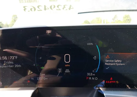 2024 Cadillac Lyriq Luxury W/1Sc из США, поврежденный, VIN 1GYKPPRK3RZ101019